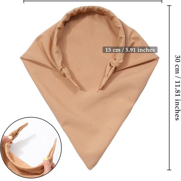 Women Hair Bandanas Set Polyester Reusable Multifunctional Headbands main image 7